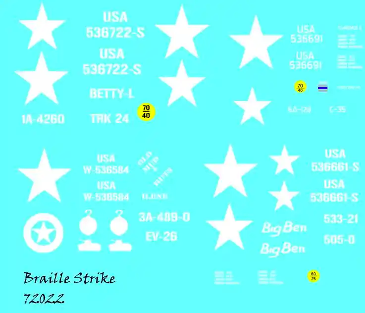 Commande En Gros Braille Strike 72022 M26 Pacific Semi-Truck