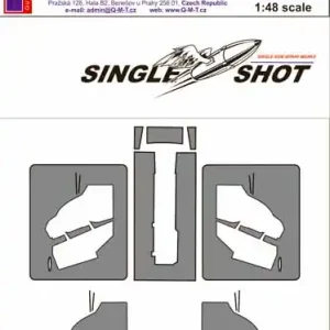 Marque Quick Model Details M48008 McDonnell F-4E/F-4F/F-4G/F-4EJ Phantom wheel bay paint masks