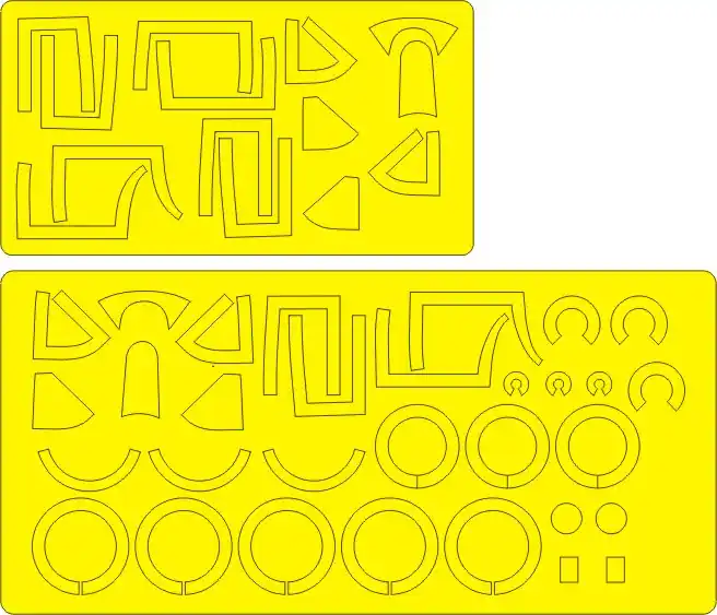 Nouvel Arrivage New Ware AM0232 F7F-3 / F-7F 3N Tigercat EXPERT kabuki masks for Italeri (AMT/Ertl)