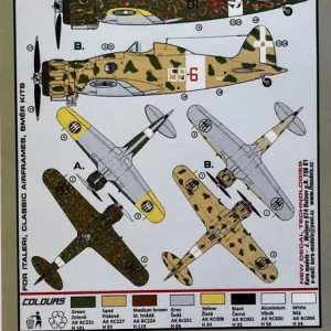 Commander Vite Kora Models NDT48048 Macchi MC.200 ‘SAETTA‘ Reconaissance Fighters (For Italeri, Classic Airframes, Smer)