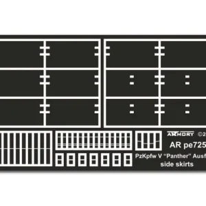 Commander Vite Armory Models Group pe7256 Pz.Kpfw.V Ausf.D/A Panther side skirts (ZVE)