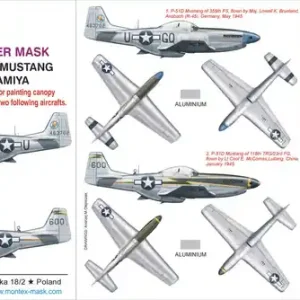 Expédié Aujourd'hui Montex K32328 P-51D Mustang Tamiya