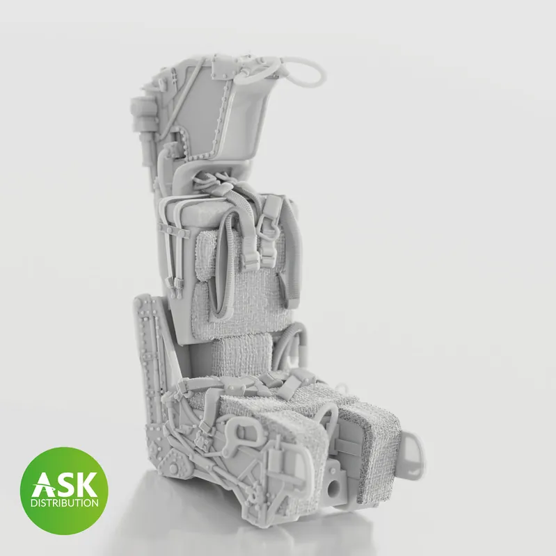 Art Scale Kit A48040 Grumman F-14 A/B (late version) - GRU-7 A Ejection Seat with Seat Belts 3D-Printed (for Great Wall Hobby Kits / 2 pcs) Réduction