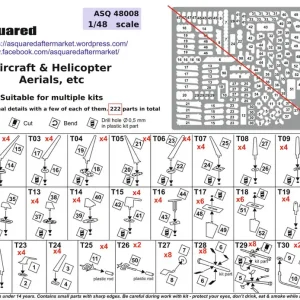A-Squared ASQ48008 Aircraft & Helicopter Aerials Acheter Direct