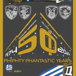 Procal Decals 32-2409 McDonnell Douglas F-4 E Phantom - AUP 50 Years Service on HAF Anniversary Plane Phifty Phantastic Years Jusqu'à Épuisement Des Stocks