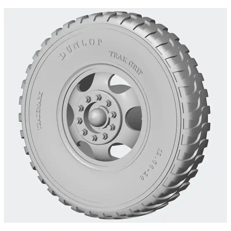 Resicast 352483 Front Wheels Diamond 980/981-M-20 - Dunlop Set 2 (for Merit and I Love Kits) Marque