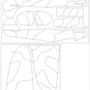Produit De Marque Omask 47004 Spitfire Mk.I Camouflage Surfaces Mask (Camo F Eduard 11143)