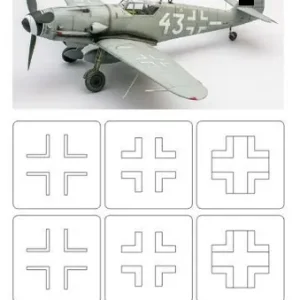 Promotion Omask 34035 Bf 109G-10 MTT Mask (For Eduard 84168 Marking B)
