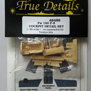 Prix Choc True Details TD48488 Focke-Wulf Fw-190 F-8 - Cockpit Detail Set (designed to be used with Tamiya kits)