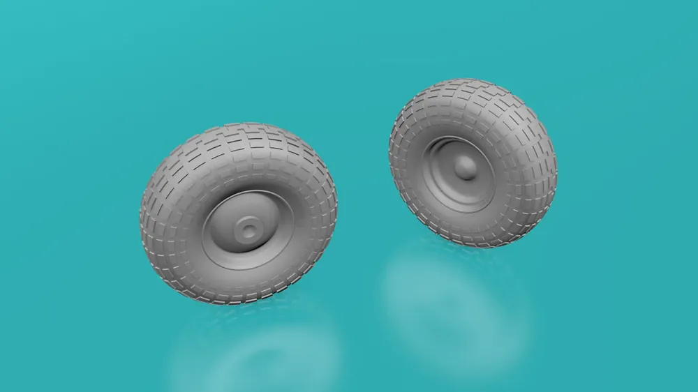 Promotion Saisonnière EMP3D 99160903-90 Koła Gumowe - Typ 1.3 - 6 Sztuk - 9,00mm Średnicy