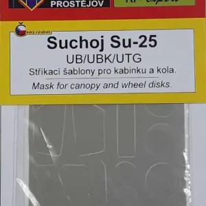 Kovozavody Prostejov KPEX401 Sukhoi Su-25 UB/UBK/UTG - Canopy and Wheel Mask (for Kovozavody Prostejov kits) Bon Plan