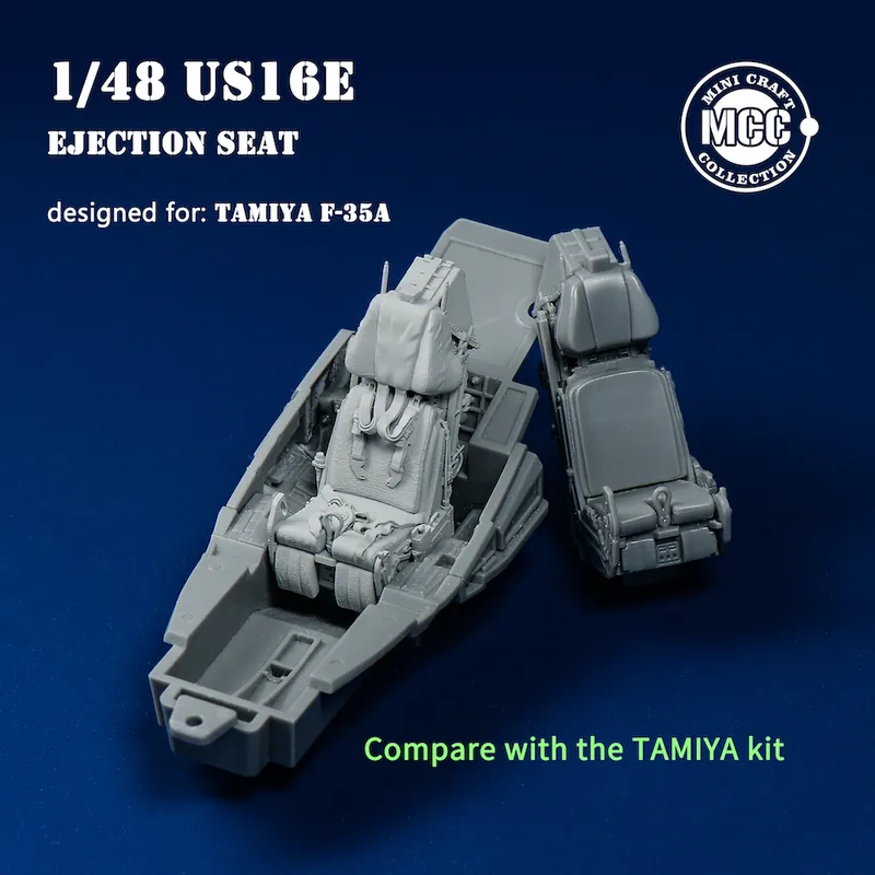 Mini Craft Collection 4813 M.B.MK16 - US16E Ejection Seat for Lockheed Martin F-35 A (1 pc - 3D-Printed) (for Tamiya kits) Livraison Express