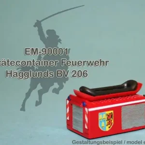 Must-Have MR Modellbau 90001 Tool container firefighter Hägglunds BV 206 (for Trident kits)