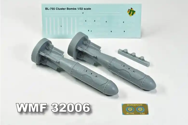 Promotion Saisonnière Wingman Models F32006 BL.755 Cluster Bomb Units