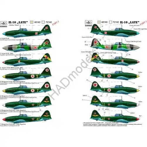 HAD Models 48140 Ilyushin Il-10 - late version Nouveauté