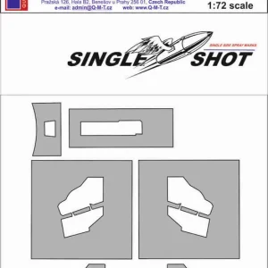 Quick Model Details M72010 McDonnell Douglas FG.1/FGR.2 Phantom - NEW wheel bay paint masks (for Fujimi kits) Soldes