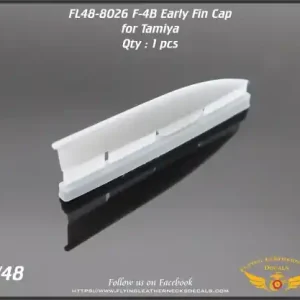 Flying Leathernecks 48-8026 McDonnell F-4 B Phantom Early Fin Cap - 3D-Printed (for Tamiya kits) Retour Gratuit