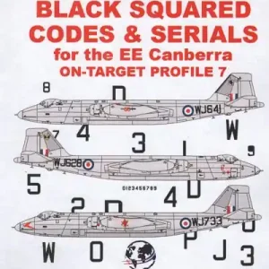 Acheter En Ligne Model Alliance 729024 Black Squared Codes and Serials for BAC/EE Canberras