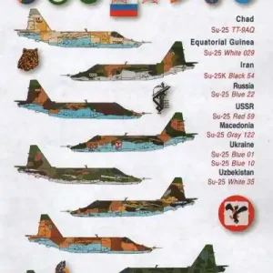 Offre Limitée Linden Hill 32013 International Sukhoi Su-25 The Rook Part 2 (9 schemes)