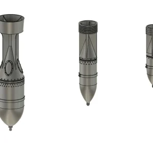 Prix Promo Airone Hobby AHL48086 Italian Bombs Set I - includes 2x 250kg, 4x100kg, 4x 50kg bomb (3D-Printed)