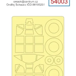 Commander Vite Omask 54003 Messerschmitt Bf-109 T Maska (for AA Models kits)