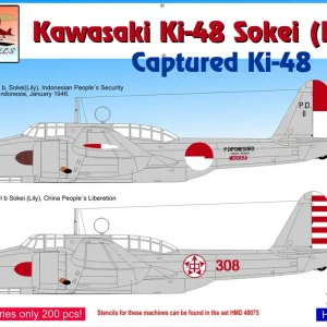 Acheter Direct H-Model Decals D48076 Kawasaki Ki-48-Ib / Ki-48-IIb Captured Lilys - Part 1