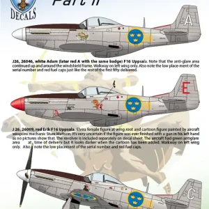 Moose Republic Decals 72006 J 26 North American P-51 D Mustang (Part 2) Meilleur Prix