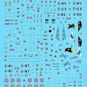 Satisfait Ou Remboursé Berna Decals 14423 Dassault Mirage 2000C 5eme Escadre Decals