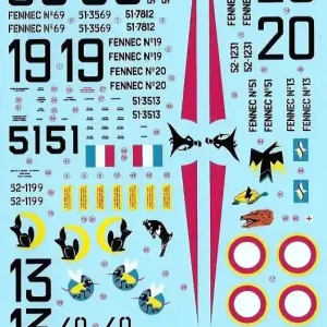 Berna Decals 32038 North American T-28 S French in Algeria Petit Prix