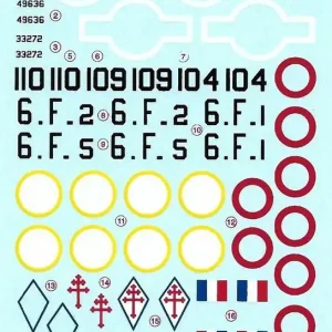 Berna Decals 72095 Lockheed PV-1 Ventura - French Navy Decals Authentique