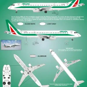 8aDecs 7909-309-144 Alitalia ERJ-190 2007 Populaire