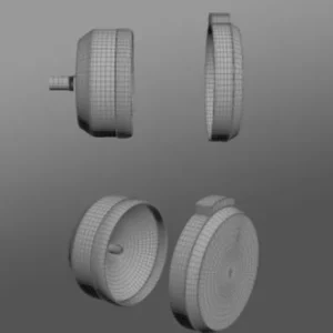 Commander Vite DAB Models 32-006 Spotlamps flat back 180mm