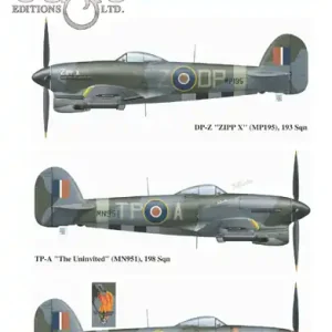 Offre Spéciale Eagle Editions D160-24 Hawker Typhoon Part II