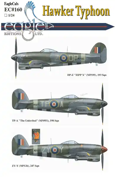 Offre Spéciale Eagle Editions D160-24 Hawker Typhoon Part II