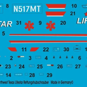 Vente Directe Peddinghaus-Decals 2408 EC 135 Northwest Texas Lifestar Rescue Helicopter