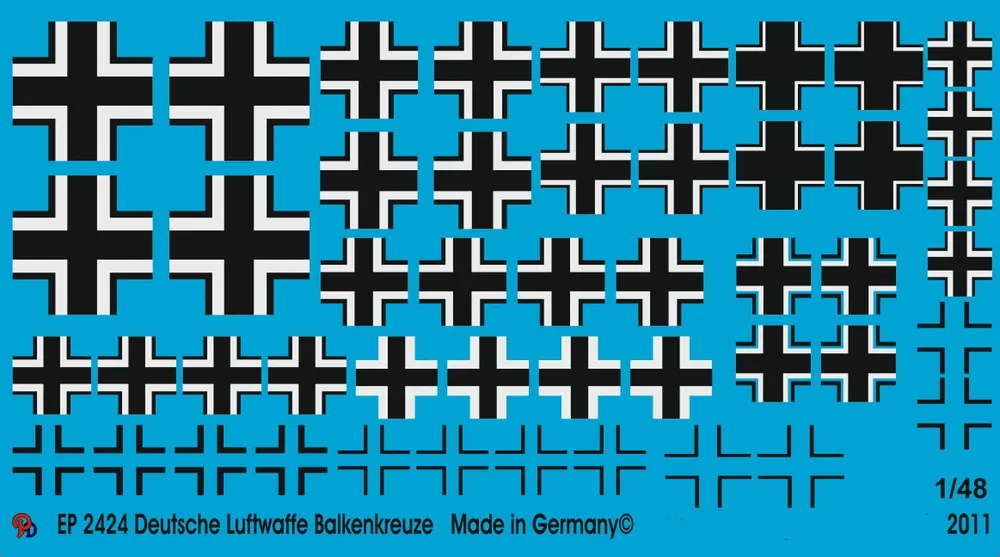Pas Cher Peddinghaus-Decals 2424 German Airforce Iron Crosses