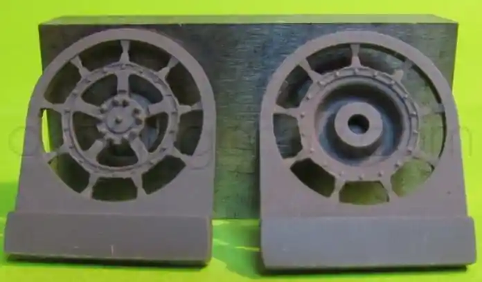 OKB Grigorov S72154 Sprockets for Tiger II,Jagdtiger,E50,E75,Lowe, 9 tooth type 1 (8 per set) Petit Prix