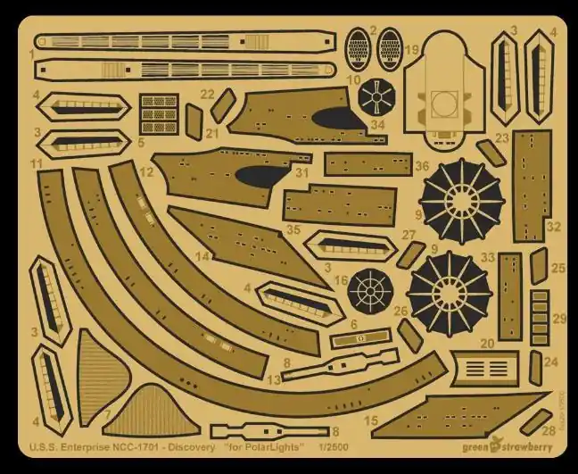 Offre Limitée Green Strawberry 10220 U.S.S. Enterprise NCC 1701 Discovery