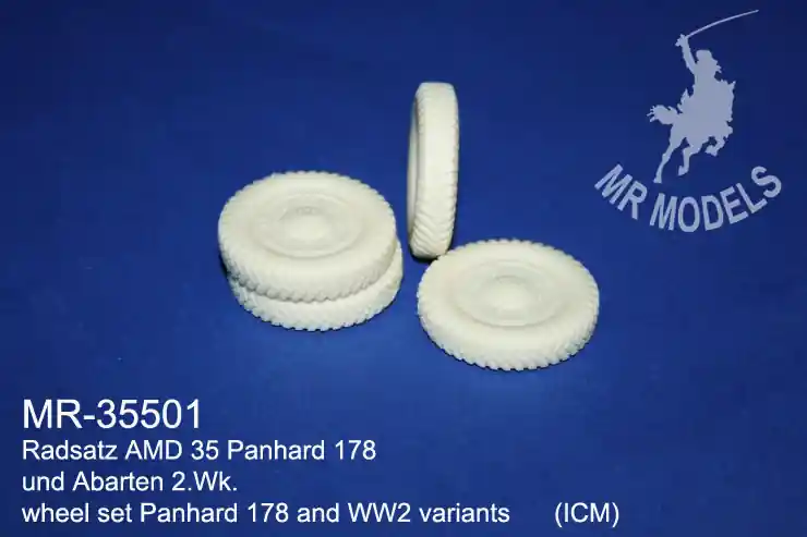 Offre Du Jour MR Modellbau 35501 Wheel set Panhard 178 and WW2 variants