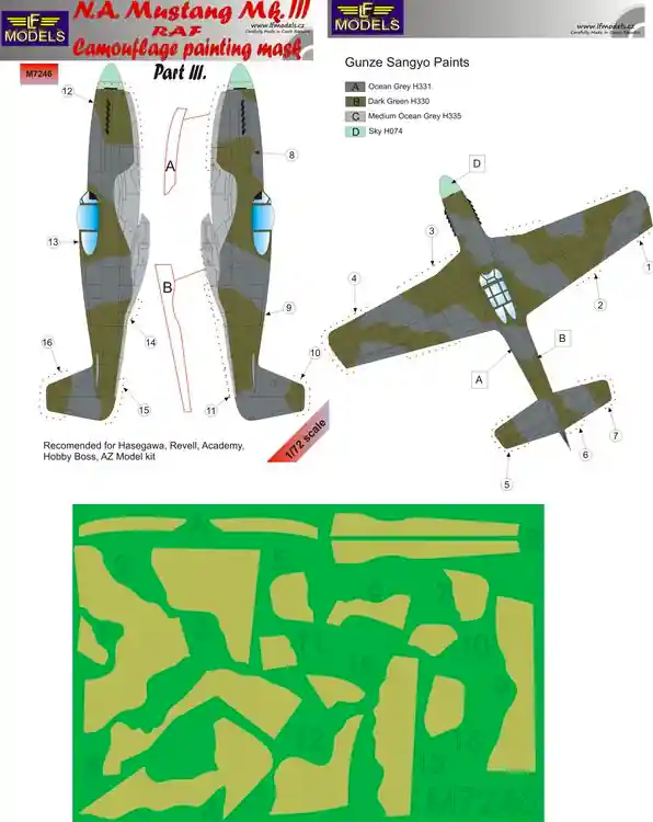 LF Models M7246 N.A. Mustang Mk.III RAF Part III Bon Marché