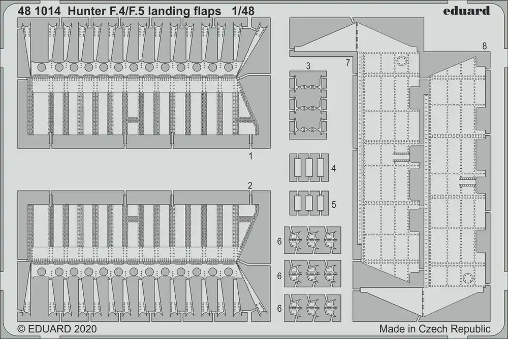 Acheter En Ligne Eduard 481014 Hunter F.4/F.5 landing flaps AIRFIX