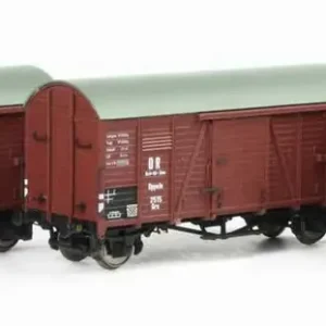 Haute Qualité Exact-Train EX20110 Set of 3 Covered Freight Wagons Oppeln FR-zone, BRIT-US-zone, USSR-US-zone, DR, Ep. IIIa